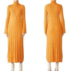 Elizabeth and James | Clementine Space-Dye Wool Turtleneck Dress | Size Small